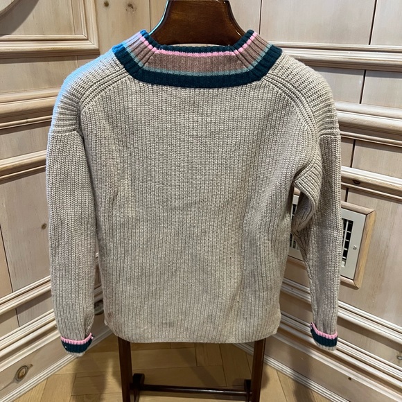 Madewell V neck beige sweater - Picture 2 of 4